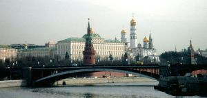 The Moscow Kremlin, as seen from the Balchug.