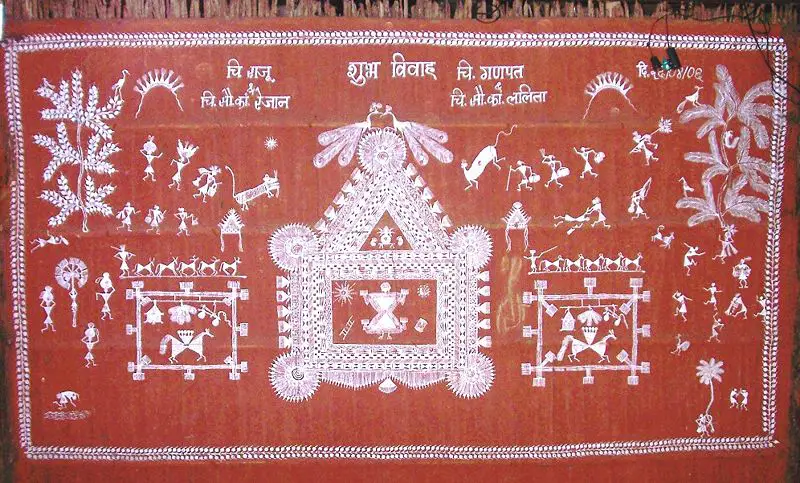 File:Warli painting in Warli.JPG