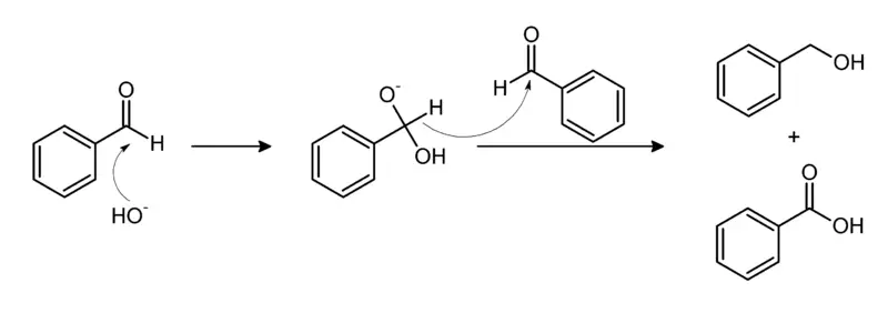 File:Benzaldehyde Cannizzaro reaction.png