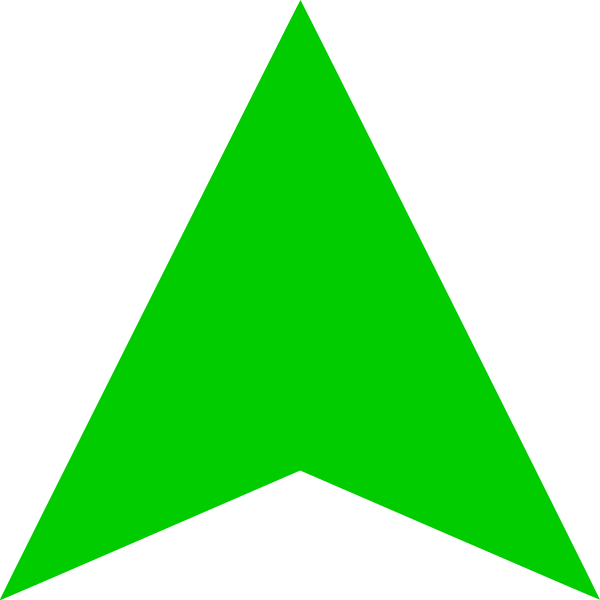 File:Green Arrow Up Darker.svg
