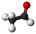Three-dimensional structure of acetaldehyde