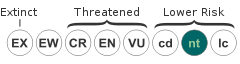 Status iucn2.3 NT.svg