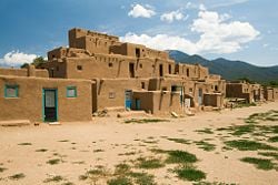 Taos Pueblo residential complex