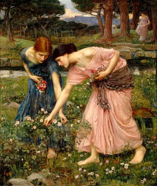 File:Waterhouse-gather ye rosebuds-1909.jpg