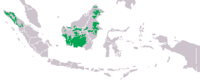 Orangutan distribution