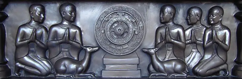 File:Five disciples at Sarnath.jpg