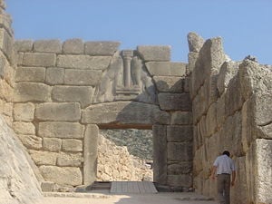 The Lion Gate at Mycenae