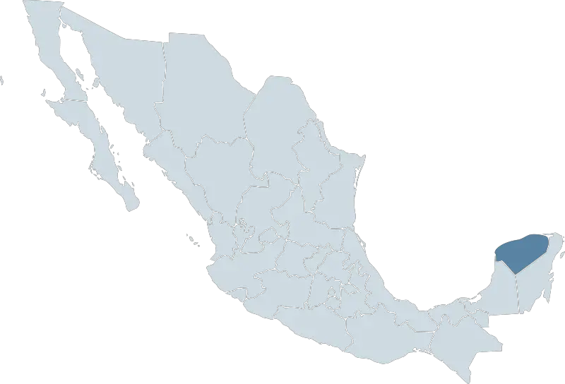 File:Mexico map, MX-YUC.svg