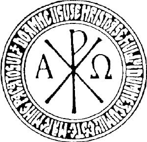 Alpha And Omega Icon. Alpha And Omega Sign. Alpha And Omega Symbol