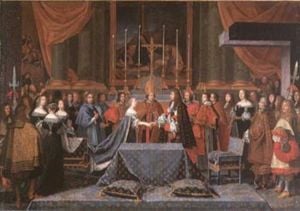 Louis Xiv Was King Of France In The Old Book Encyclopedic
