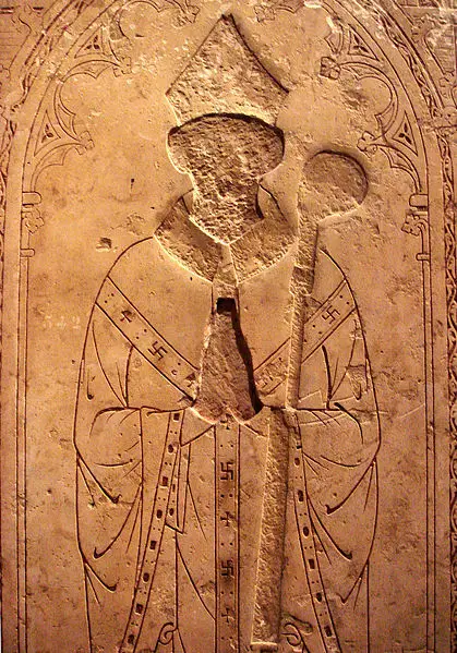 File:TombstoneOfAbbotSimonDeGillans1345Paris.jpg