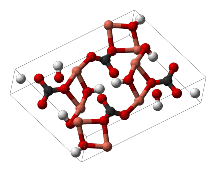 File:Malachite-unit-cell-3D-balls.png