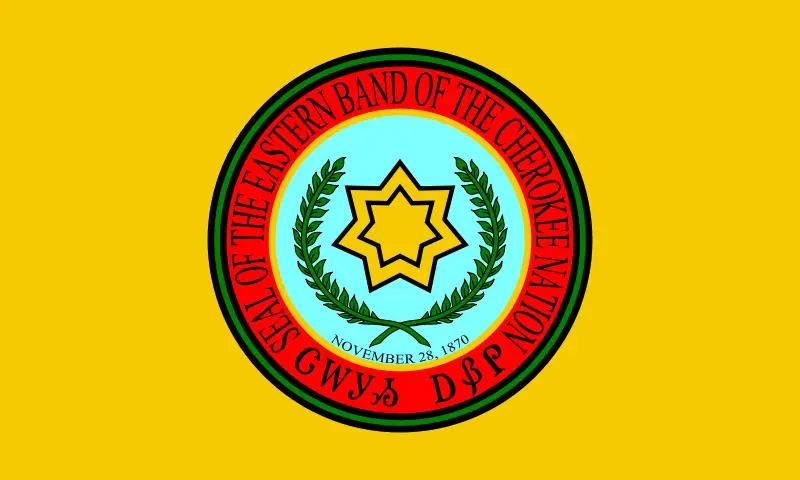 File:Eastern Band Cherokee Flag.svg