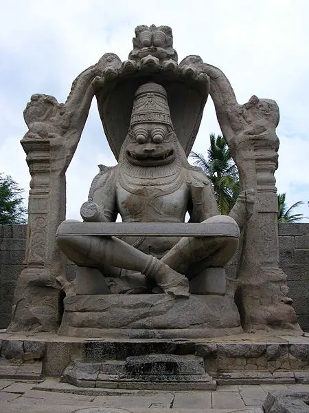 File:Ugranarasimha statue at Hampi.JPG