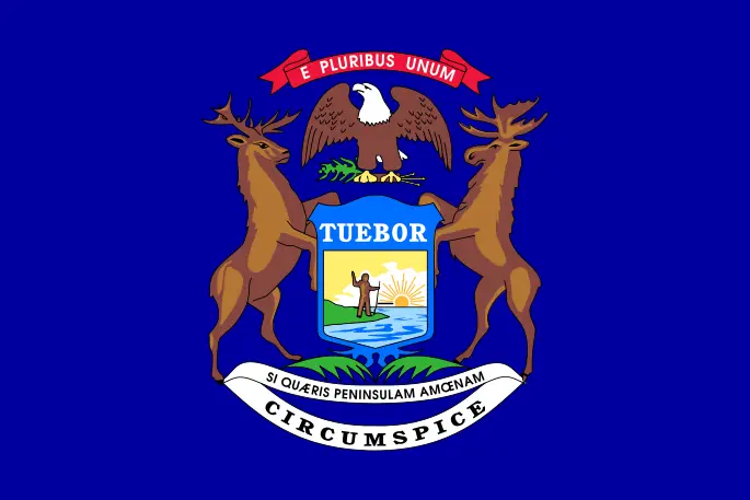 File:Flag of Michigan.svg
