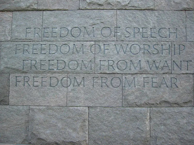 File:FDR Memorial wall.jpg