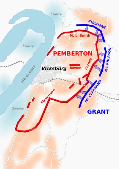 Battle of Vicksburg - New World Encyclopedia