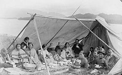 Tsimshians near Fort Simpson, British Columbia, c. 1890