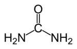 Chemical structure of urea