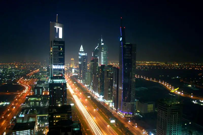 File:Dubai night skyline.jpg