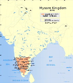 Location of Mysore