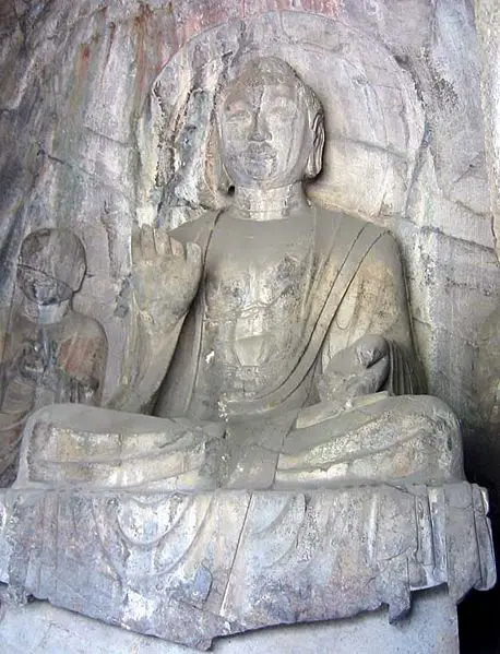 File:Longmen-hidden-stream-temple-cave-amitabha.jpg