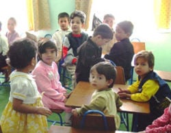 A kindergarten in Afghanistan