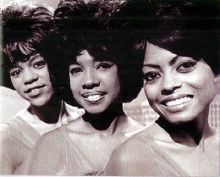 The Supremes in 1965. Left to right: Florence Ballard, Mary Wilson and Diana Ross.