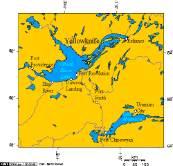 Great Slave Lake - Great Slave Lake and Lake Athabasca