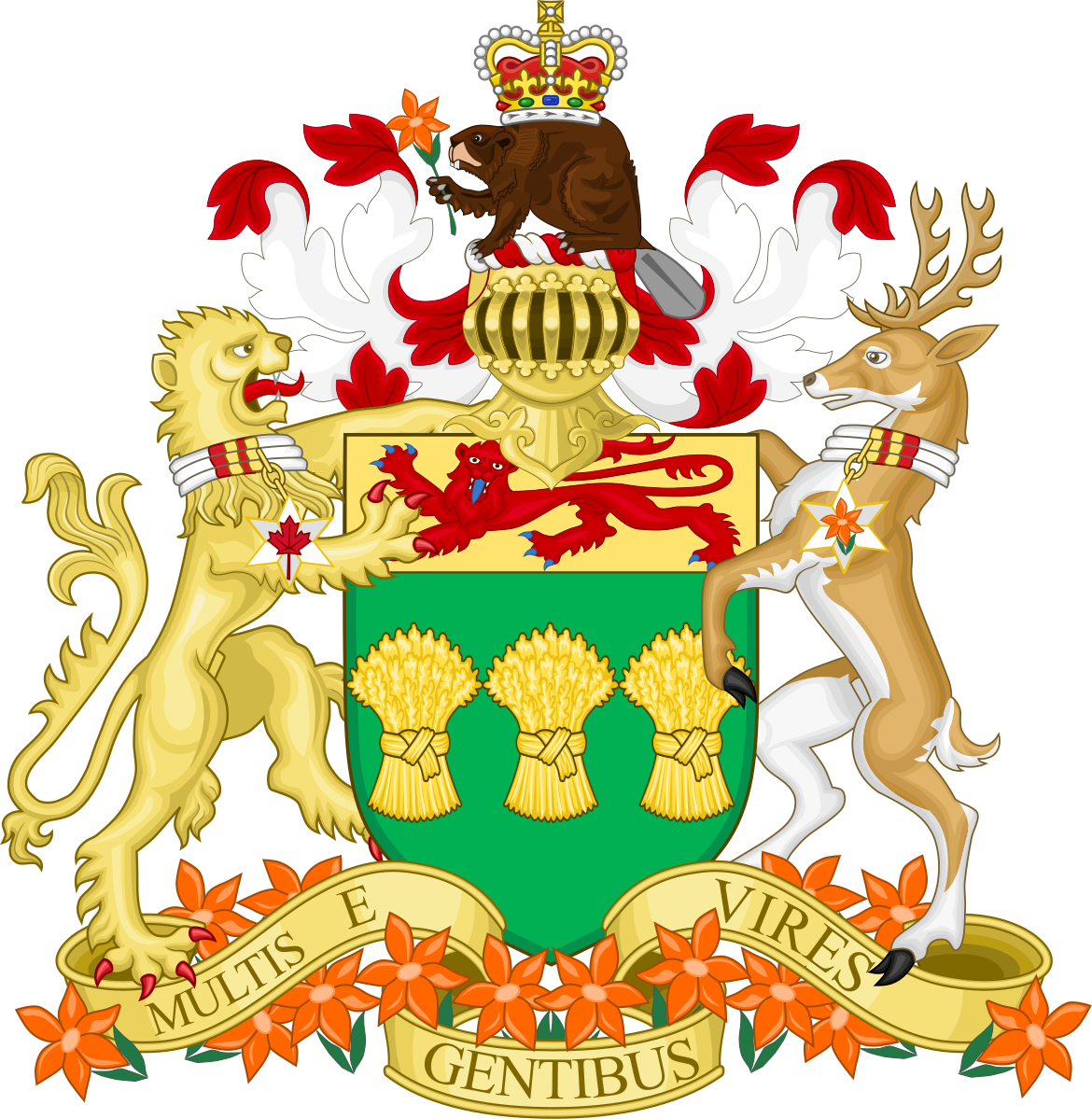 FileSaskatchewan coat of arms.svg New World Encyclopedia
