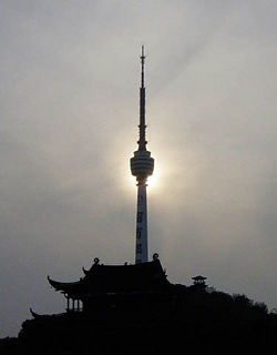 The Wuhan TV tower
