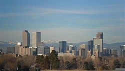 Denver Skyline from City Park, Denver