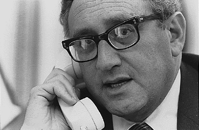 Kissinger is updated on the latest situation in South Vietnam on April 29, 1975.