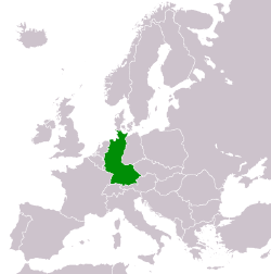 Location of Germany