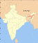 Thumbnail map of India with Assam highlighted