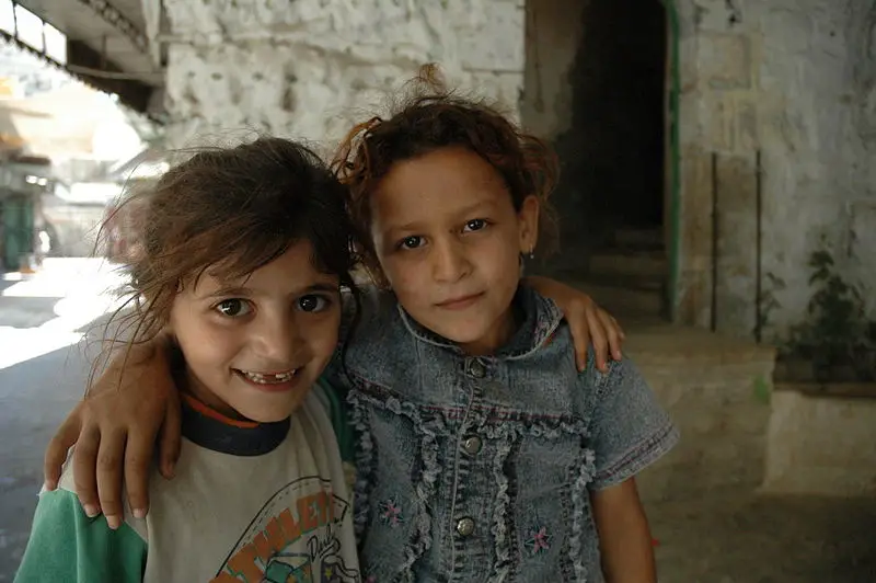 File:Palestinian Children in Hebron.jpg