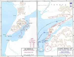 The Battle of Gallipoli, February–April 1915