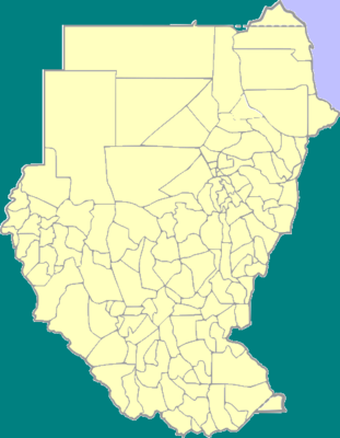 Location map Sudan