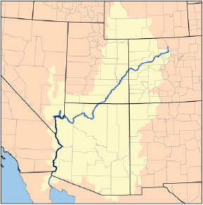 Map of the Colorado Watershed