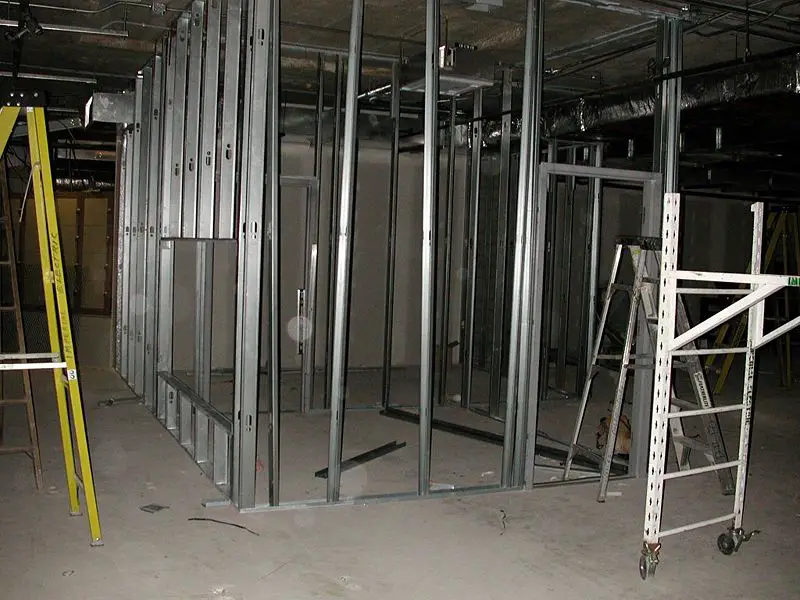 File:Light gage metal framing.JPG
