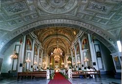 The interior of San Agustín Church in Manila